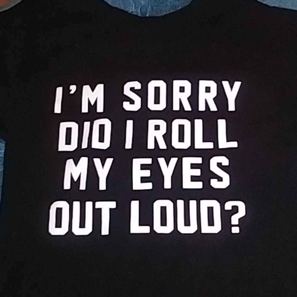 Black T-Shirt With Print